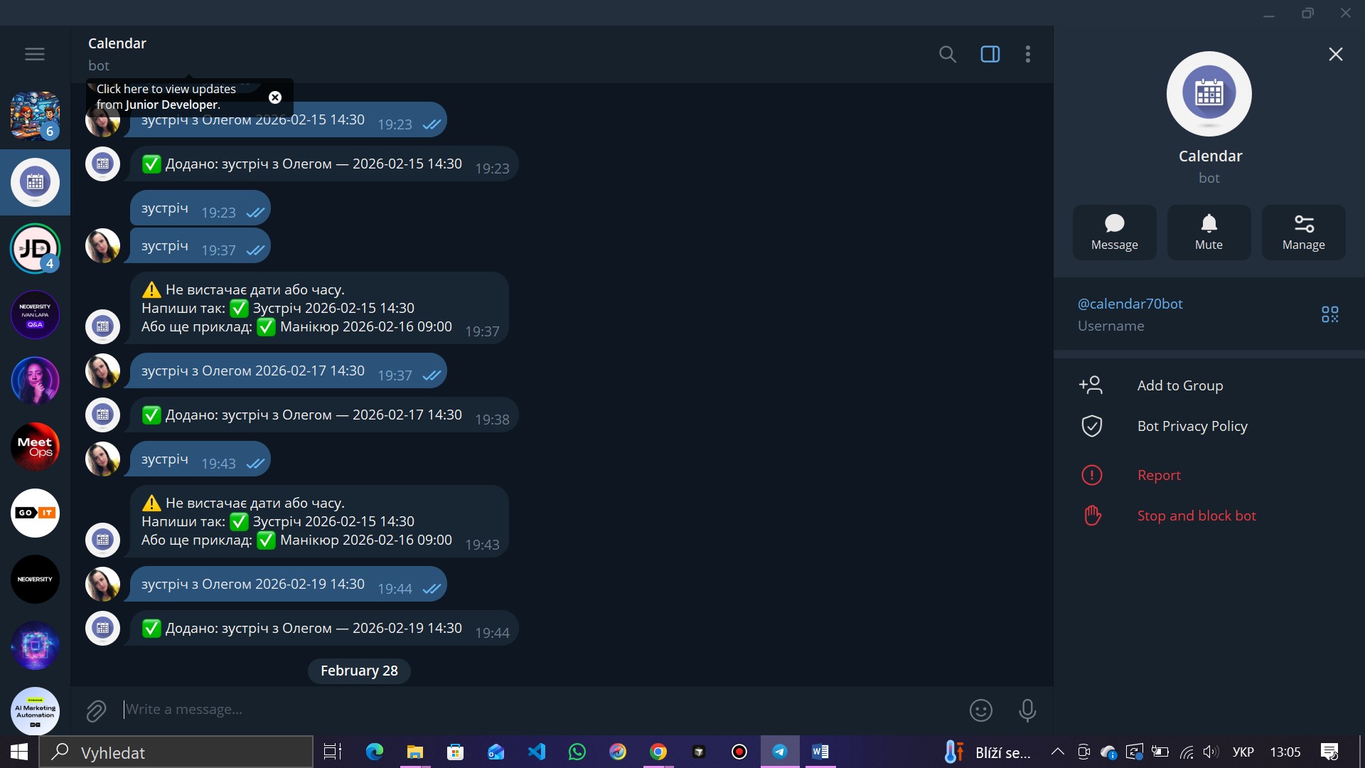 Workflow: Telegram Trigger to LLM Analysis